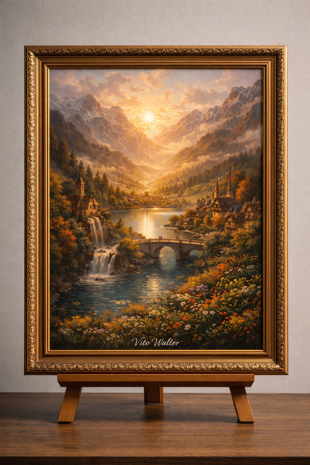 Sunset village on canva 2