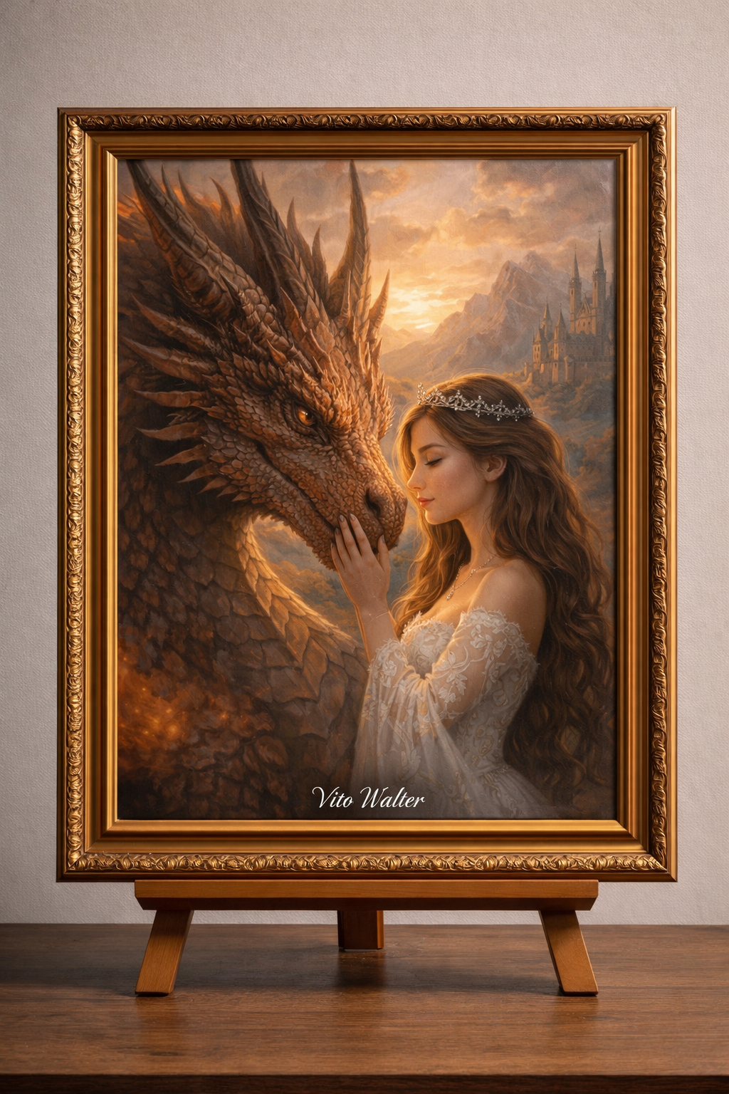 Le dragon et la jeune femme