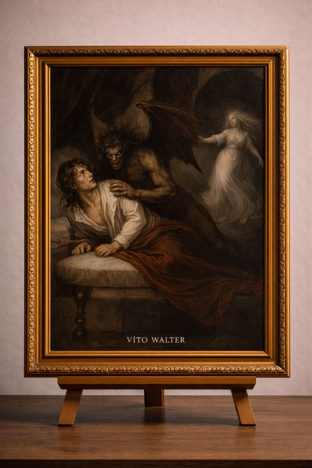 Nightmare in a haunted chamber
